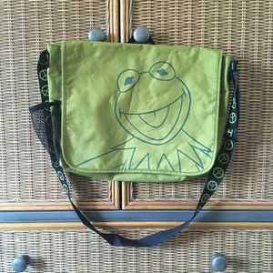 Kermit the frog messenger bag